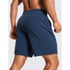 image:imageCRZ YOGA Mens 2 in 1 Running Shorts 7  Lined Workout Quick Dry Lightweight for Sports Athletic with PocketsElectric Blue