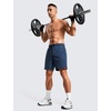 image:imageCRZ YOGA Mens 2 in 1 Running Shorts 7  Lined Workout Quick Dry Lightweight for Sports Athletic with PocketsElectric Blue