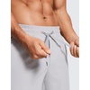 image:imageCRZ YOGA Mens 2 in 1 Running Shorts 7  Lined Workout Quick Dry Lightweight for Sports Athletic with PocketsGull Gray