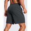 image:imageCRZ YOGA Mens 2 in 1 Running Shorts 7  Lined Workout Quick Dry Lightweight for Sports Athletic with PocketsInk Gray