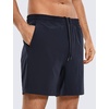 image:imageCRZ YOGA Mens 2 in 1 Running Shorts 7  Lined Workout Quick Dry Lightweight for Sports Athletic with PocketsNavy
