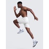 image:imageCRZ YOGA Mens 2 in 1 Running Shorts 7  Lined Workout Quick Dry Lightweight for Sports Athletic with PocketsPlatinum Grey
