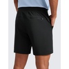 image:imageCRZ YOGA Mens All Day Comfy PullOn Shorts 7  Golf Casual Elastic Waist Quick Dry for Athletic Daily with PocketsBlack