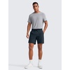 image:imageCRZ YOGA Mens All Day Comfy PullOn Shorts 7  Golf Casual Elastic Waist Quick Dry for Athletic Daily with PocketsTrue Navy