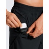 image:imageCRZ YOGA Mens Lightweight Workout Shorts 7  Quick Dry for Gym Athletic Workout with Zipper PocketBlack