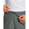 image:imageCRZ YOGA Mens Lightweight Workout Shorts 7  Quick Dry for Gym Athletic Workout with Zipper PocketGrey Sage