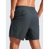 image:imageCRZ YOGA Mens Lightweight Workout Shorts 7  Quick Dry for Gym Athletic Workout with Zipper PocketMelanite