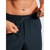 image:imageCRZ YOGA Mens Lightweight Workout Shorts 7  Quick Dry for Gym Athletic Workout with Zipper PocketTrue Navy