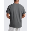 image:imageCRZ YOGA MicroMesh Workout Shirts for Men  Lightweight Breathable TShirts Running Athletic Training Short Sleeve TopsDark Carbon