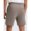 image:imageCRZ YOGA Performance Shorts for Men 7  Knit Stretch Breathable SweatWicking Workout Athletic Gym Casual with PocketsCliff Ash