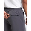 image:imageCRZ YOGA Performance Shorts for Men 7  Knit Stretch Breathable SweatWicking Workout Athletic Gym Casual with PocketsDark Carbon
