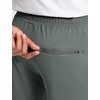 image:imageCRZ YOGA Performance Shorts for Men 7  Knit Stretch Breathable SweatWicking Workout Athletic Gym Casual with PocketsGrey Sage