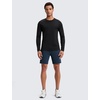 image:imageCRZ YOGA Performance Shorts for Men 7  Knit Stretch Breathable SweatWicking Workout Athletic Gym Casual with PocketsInk Blue