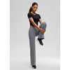 image:imageCRZ YOGA Softembrace Crewneck Crop Tops for Women  Casual Going Out Soft Short Sleeve Shirts Basic Fitted Baby TeesBlack