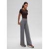 image:imageCRZ YOGA Softembrace Crewneck Crop Tops for Women  Casual Going Out Soft Short Sleeve Shirts Basic Fitted Baby TeesHot Fudge Brown