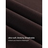 image:imageCRZ YOGA Softembrace Scoop Neck Tops for Women  Casual Soft Going Out Short Sleeve Shirts Sexy U Neck Tight Fitted TeesHot Fudge Brown