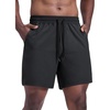 image:imageCRZ YOGA Mens Lightweight Workout Shorts 7  Quick Dry for Gym Athletic Workout with Zipper PocketBlack