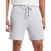 image:imageCRZ YOGA Performance Shorts for Men 7  Knit Stretch Breathable SweatWicking Workout Athletic Gym Casual with PocketsLight Grey Heather