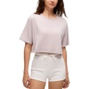 image:imageCRZ YOGA Pima Cotton Loose Crop TShirts for Women  Workout Yoga Casual Athletic Running Short Sleeve Shirts Crewneck TopsSmoky Blush