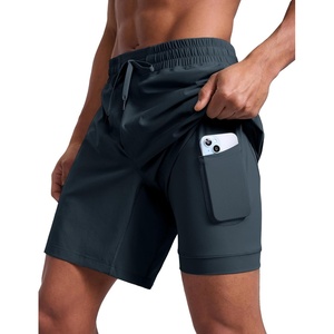 image:imageCRZ YOGA Mens 2 in 1 Running Shorts 7  Lined Workout Quick Dry Lightweight for Sports Athletic with PocketsTrue Navy