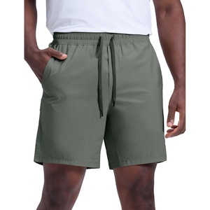 image:imageCRZ YOGA Mens Lightweight Workout Shorts 7  Quick Dry for Gym Athletic Workout with Zipper PocketGrey Sage