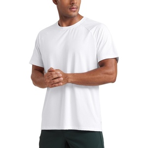 image:imageCRZ YOGA MicroMesh Workout Shirts for Men  Lightweight Breathable TShirts Running Athletic Training Short Sleeve TopsWhite