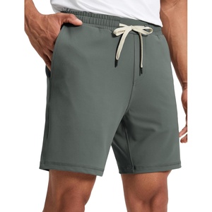image:imageCRZ YOGA Performance Shorts for Men 7  Knit Stretch Breathable SweatWicking Workout Athletic Gym Casual with PocketsGrey Sage