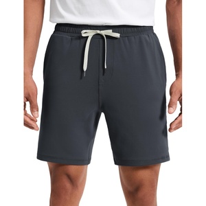 image:imageCRZ YOGA Performance Shorts for Men 7  Knit Stretch Breathable SweatWicking Workout Athletic Gym Casual with PocketsInk Gray