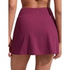 image:imageCRZ YOGA A Line Swim Skirt for Women  High Waisted Side Slit Bathing Suit Bikini BottomsFuchsia