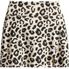 image:imageCRZ YOGA A Line Swim Skirt for Women  High Waisted Side Slit Bathing Suit Bikini BottomsPrimulin Leopard Print