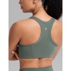 image:imageCRZ YOGA Butterbreeze Racerback Sports Bras for Women Training Medium Impact Padded U Neck Crop Gym TopsGrey Sage
