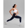 image:imageCRZ YOGA Butterbreeze Racerback Sports Bras for Women Training Medium Impact Padded U Neck Crop Gym TopsWhite
