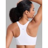 image:imageCRZ YOGA Butterbreeze Racerback Sports Bras for Women Training Medium Impact Padded U Neck Crop Gym TopsWhite