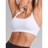 image:imageCRZ YOGA Butterbreeze Wide YStrap Back Sports Bras for Women  Training Gym Square Neck Adjustable Racerback Padded TopWhite