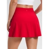 image:imageCRZ YOGA Butterlift High Side Slit Golf Skirts for Women  Aline Mini Tennis Casual Skort with Builtin Short LinerAurora Red