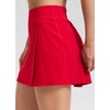 image:imageCRZ YOGA Butterlift High Side Slit Golf Skirts for Women  Aline Mini Tennis Casual Skort with Builtin Short LinerAurora Red