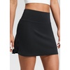 image:imageCRZ YOGA Butterluxe Dolphin High Waisted Golf Skirts for Women  Mini Bodycon Casual Vacation Skort with Builtin ShortsBlack