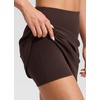 image:imageCRZ YOGA Butterluxe Dolphin High Waisted Golf Skirts for Women  Mini Bodycon Casual Vacation Skort with Builtin ShortsHot Fudge Brown