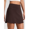 image:imageCRZ YOGA Butterluxe Dolphin High Waisted Golf Skirts for Women  Mini Bodycon Casual Vacation Skort with Builtin ShortsHot Fudge Brown