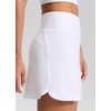 image:imageCRZ YOGA Butterluxe Dolphin High Waisted Golf Skirts for Women  Mini Bodycon Casual Vacation Skort with Builtin ShortsWhite