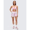 image:imageCRZ YOGA Butterluxe Soft Double Lined TBack Sports Bras for Women  V Neck Adjustable Strap Yoga Crop Top Casual Non PaddedVita Pink