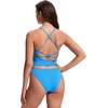 image:imageCRZ YOGA Criss Cross Back Tankini Tops for Women  Padded V Neck Bathing Suit Crop Swim TankMadagascar Blue