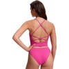 image:imageCRZ YOGA Criss Cross Back Tankini Tops for Women  Padded V Neck Bathing Suit Crop Swim TankRose Violet