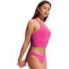 image:imageCRZ YOGA Criss Cross Back Tankini Tops for Women  Padded V Neck Bathing Suit Crop Swim TankRose Violet