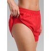 image:imageCRZ YOGA Mid Rise Half Split Athletic Shorts for Women 25 Dolphin Quick Dry for Gym Running Workout TrackDeep Red