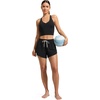 image:imageCRZ YOGA Relaxed Fit Dolphin Board Shorts for Women 35  High Waisted Swim Beach Bathing Trunks Bottoms with LinerBlack