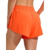 image:imageCRZ YOGA Relaxed Fit Dolphin Board Shorts for Women 35  High Waisted Swim Beach Bathing Trunks Bottoms with LinerNeon Orange