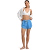 image:imageCRZ YOGA Relaxed Fit Dolphin Board Shorts for Women 35  High Waisted Swim Beach Bathing Trunks Bottoms with LinerParty Blue