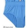 image:imageCRZ YOGA Relaxed Fit Dolphin Board Shorts for Women 35  High Waisted Swim Beach Bathing Trunks Bottoms with LinerParty Blue