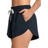 image:imageCRZ YOGA Relaxed Fit Dolphin Board Shorts for Women 35  High Waisted Swim Beach Bathing Trunks Bottoms with LinerTrue Navy